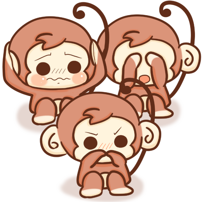 平成２８年版 サルの無料イラスト 年賀状テンプレート１００撰