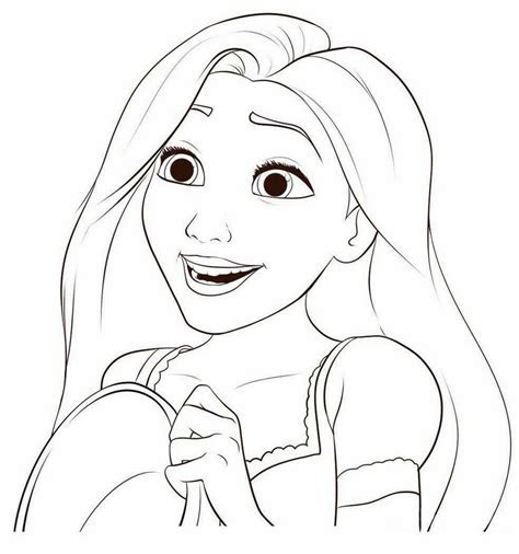  rapunzel tangled coloring pages