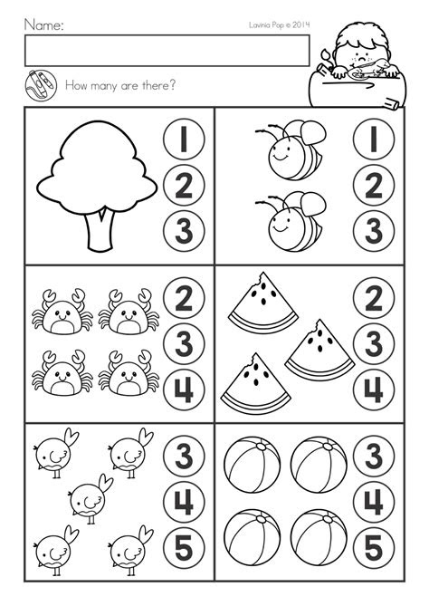  free kindergarten math worksheets pictures misc free preschool free