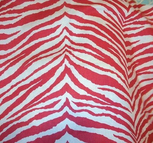 16x16 Pillow - Hot Pink and White 