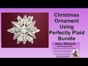 Panas Make Your Own Christmas Ornament using Stampin Up Perfectly Plaid Bundle, terhot!