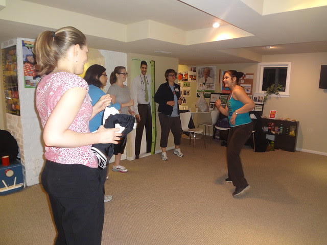 Warming Up for Zumba Class!