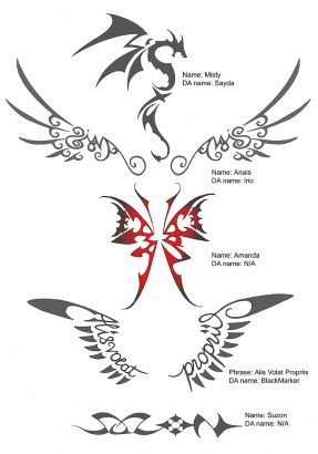 Angel Wings Tattoos Image Pic Design || Tattoo from Itattooz