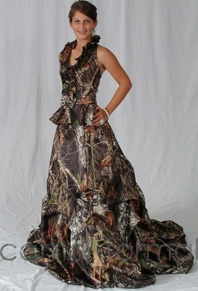 Oak Camo Wedding Dresses