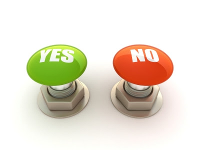 yes no buttons