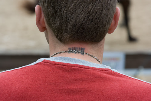 barcode tattoo book. ar code tattoos by Keith