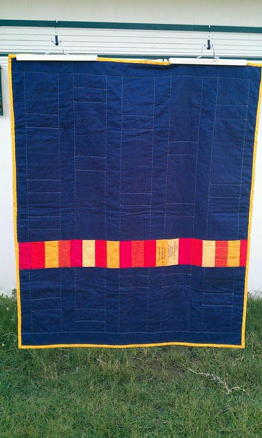 'Treasure' Quilt - Back