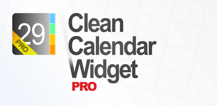 Clean calendar widget Pro v4.4 APK