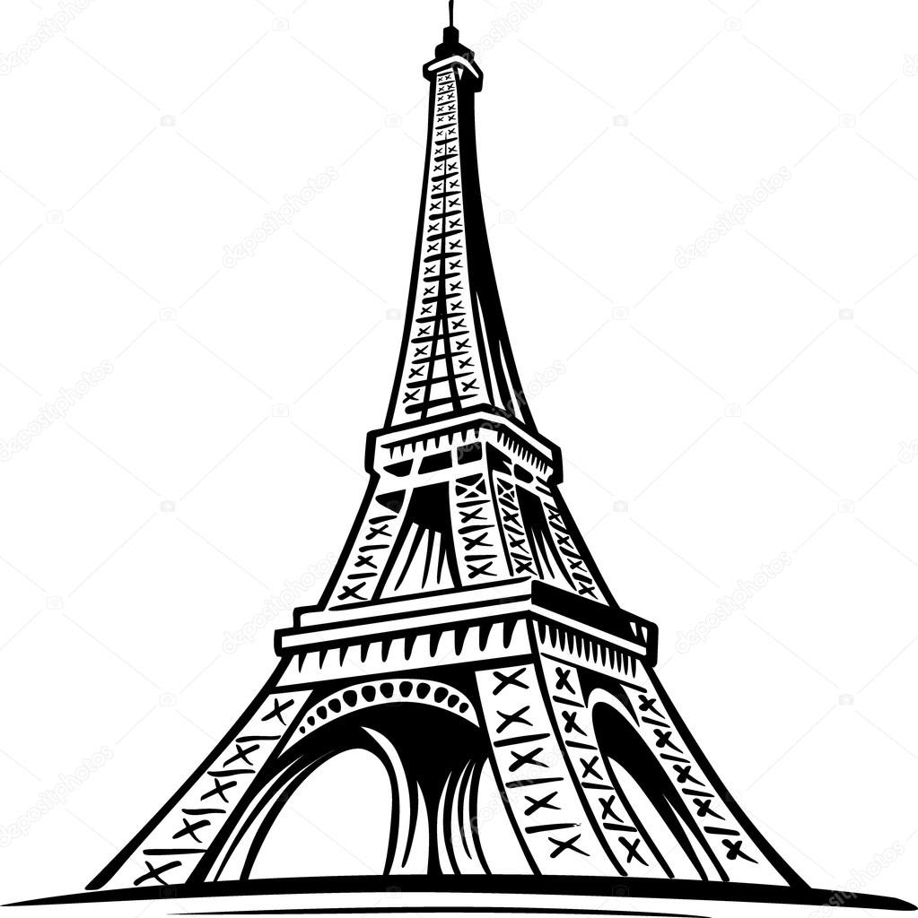 Eiffel Tower Drawing | Free download on ClipArtMag