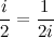 софизм 1 = 2 через комплексные числа