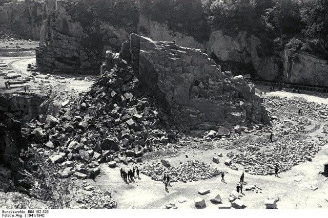 La escalera de la muerte de Mauthausen 