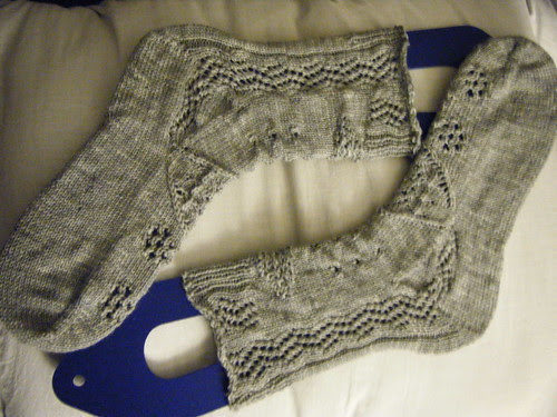April Showers Socks Finished