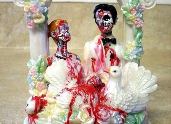 Unique Wedding Cake Toppers for Crazy Marriage Start