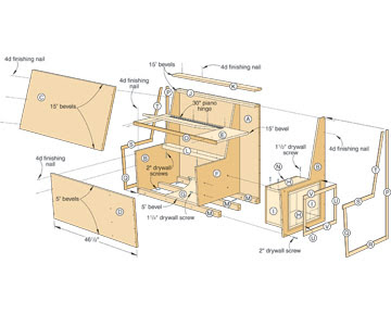 Woodwork Kitchen Bench Seat Plans PDF Plans