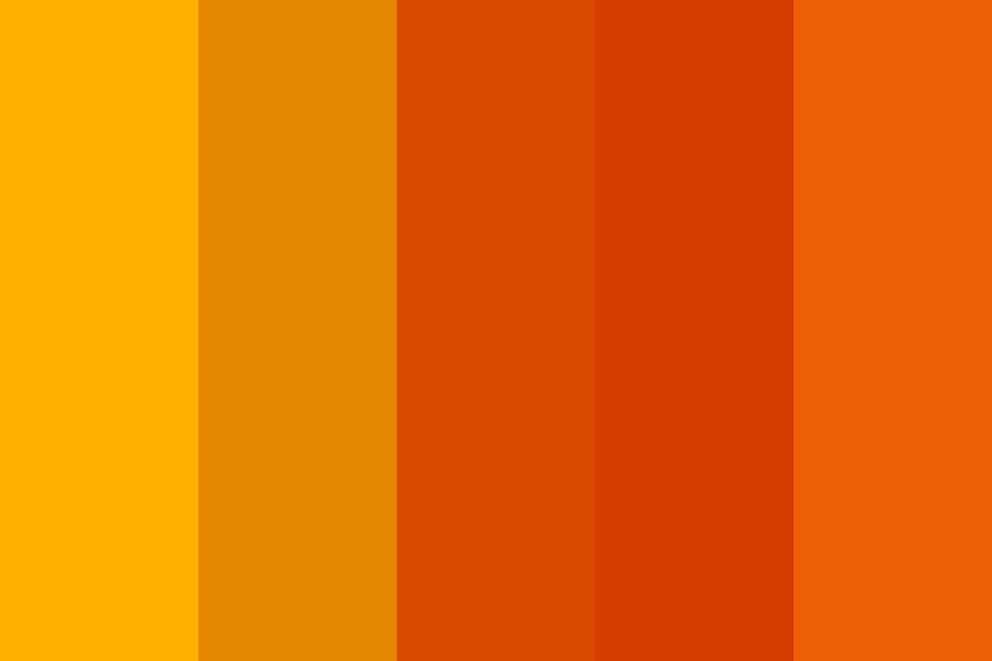 Top Contributor Orange Color Palette