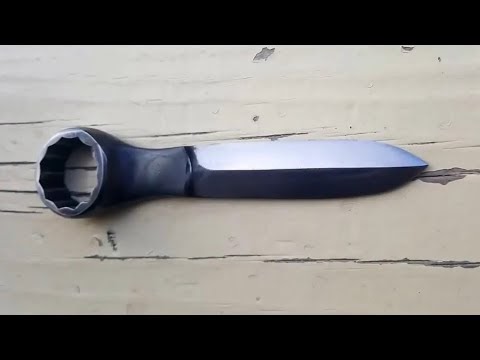 Let's make a sharp knife with a key
