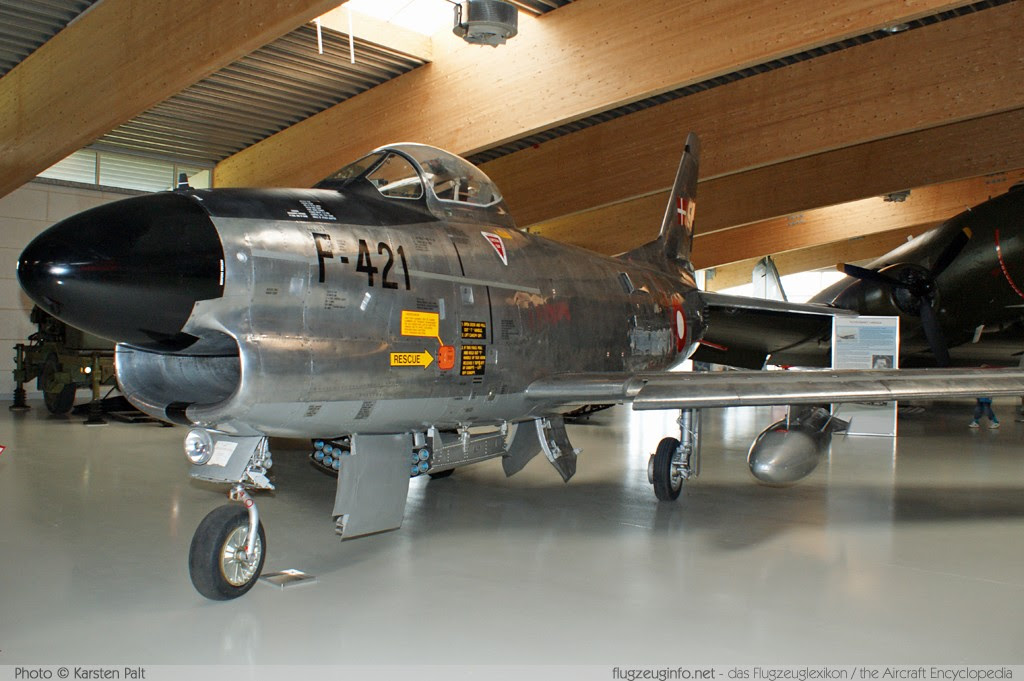North American F-86D Sabre, Royal Danish Air Force ...