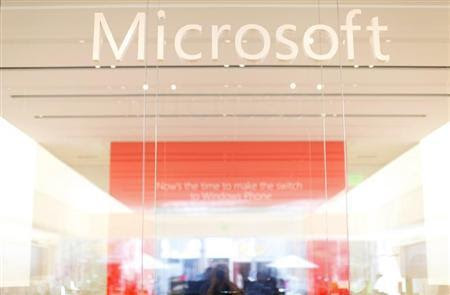 The interior of a Microsoft retail store is seen in San Diego January 18, 2012. REUTERS/Mike Blake