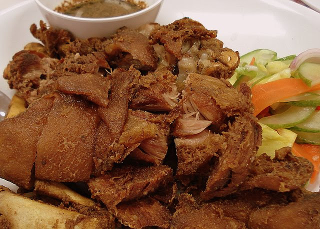 Thai-style Deep-fried Pork Trotters