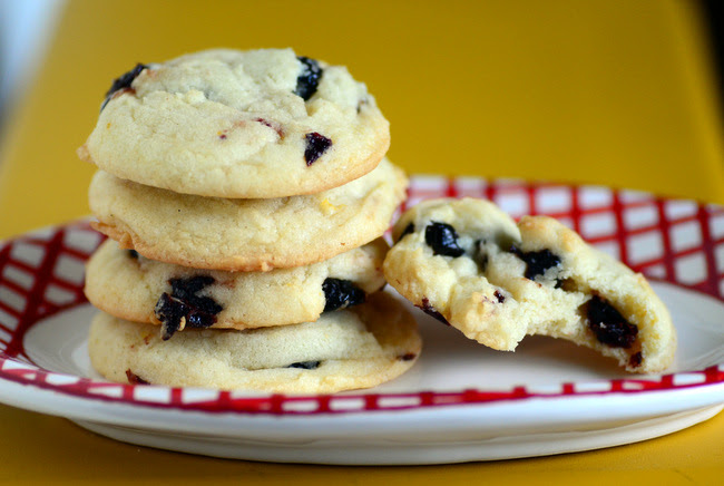 Lemon Cherry Sugar Cookies
