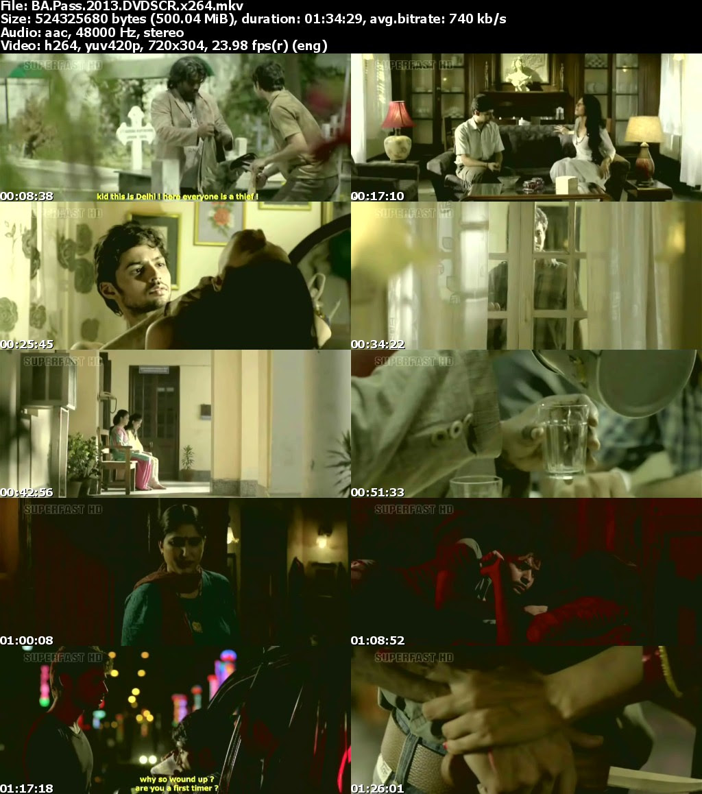 BA Pass (2013) DVDSCR 500MB