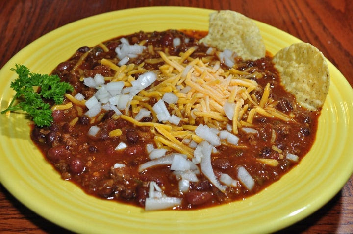 OK, so I'm sure you know about chili. It looks like this and it's delicious as hell. If you don't know about it, stop reading here and come back after you've tried some.
