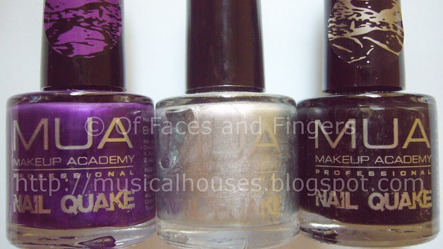 MUA Shatter Polishes