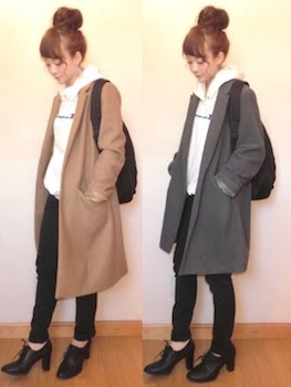 チェスターコートとパーカーを合わせたレディースコーデ 重ね着のコツを紹介 春夏秋冬トレンド情報ピポパ発信局