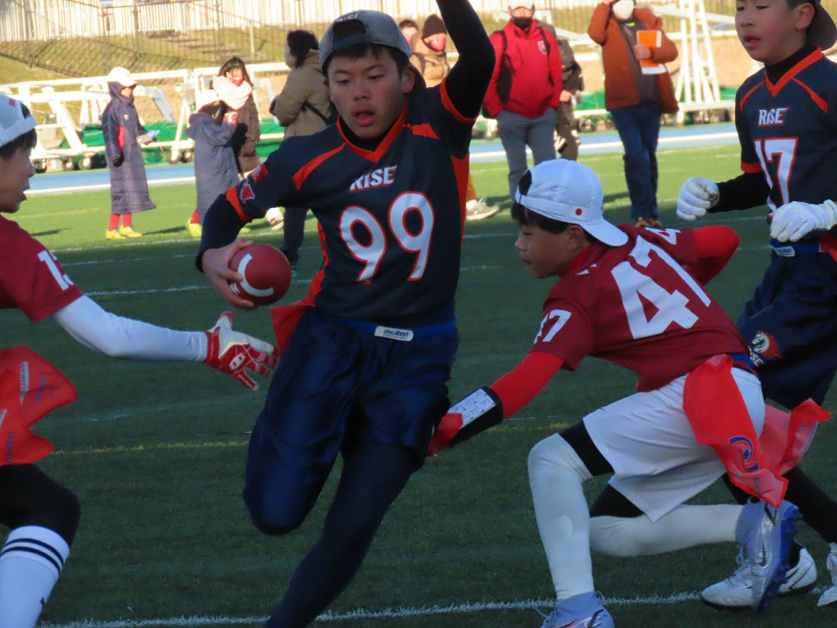 小学生高学年チームが Nfl フラッグフットボール日本選手権21 で優勝しました Nojima Sagamihara Rise ノジマ相模原ライズ