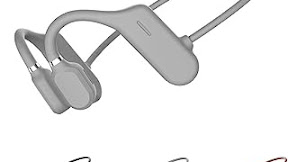 Queen Y Bone Conduction Headphone Bluetooth Open Ear Wireless HiFi Stereo Earphone with Mic for Sports Fitness Cycling Running Driving Grey Estimated Price 22.59 £