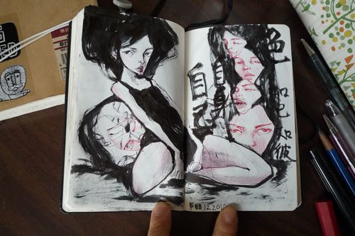 Leuchtturm 2010 no. 2 sketches