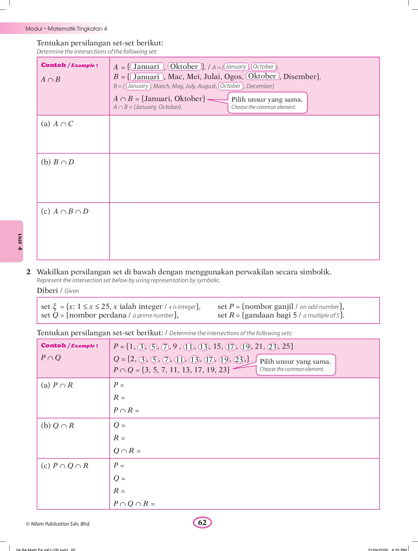 Modul Maths Tg 4 Bab 4