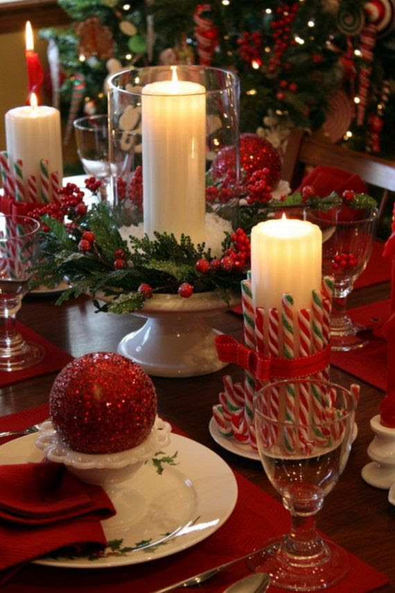 60 Elegant Table Centerpiece Ideas For Christmas 2013 THIS IS AWESOME I FOUND SO MANY IDEALS WITH ALOT OF STUFF , THAT YOU ALREADY HAVE IN YR HOME !!!!!!!! BEAUTIFUL TABLE SETTINGS !!! Love love
