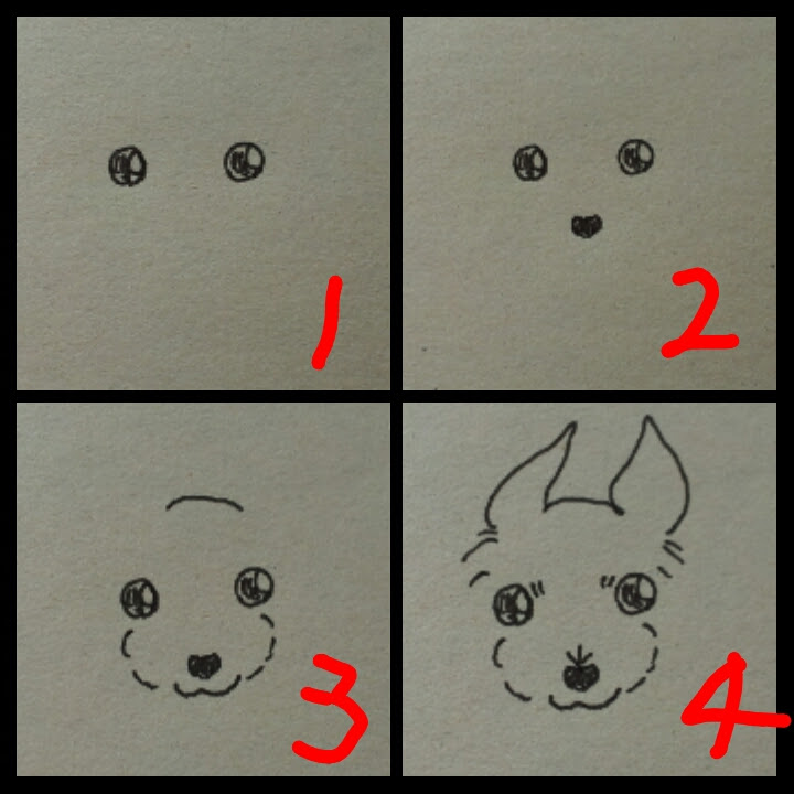 簡単に犬を描こう 弥一郎チンピラ日記
