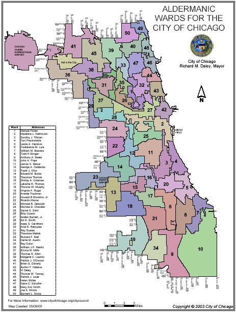 38th Ward Chicago Map Chcago Ward Map and Aldermen   Illinois Politics   IllinoisCarry.com