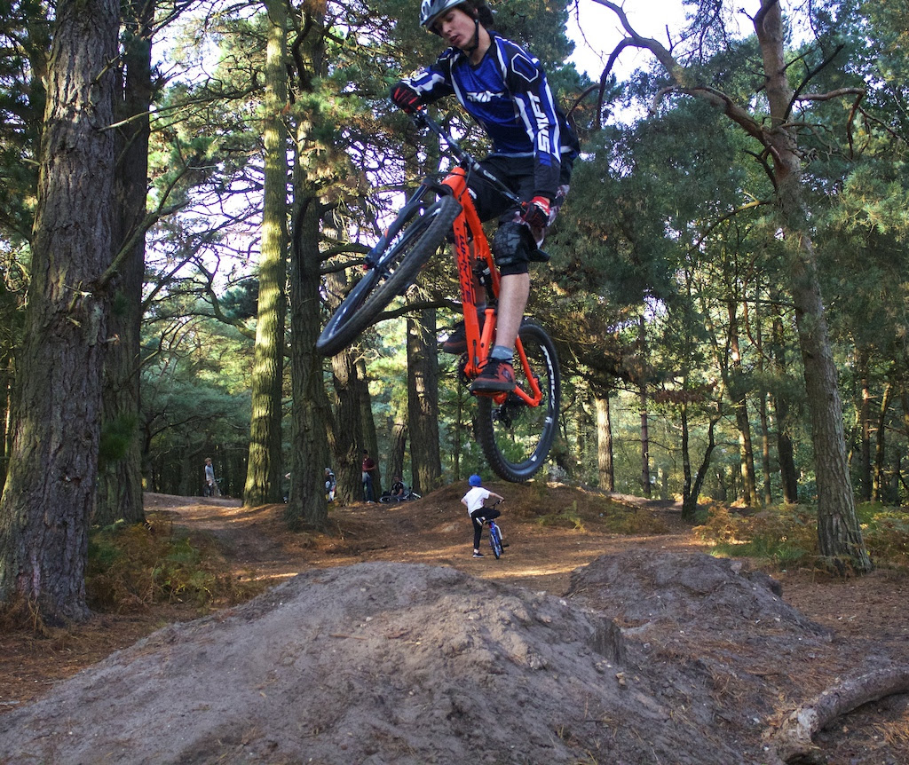 Me at Canford Bombhole in Dorset, United Kingdom  photo by Shredderboy  Pinkbike