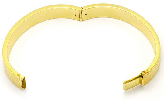 Foto 3, GOLDARMREIF DESIGN BORKENGRAVUR GELBGOLD 14K ARMSCHMUCK, K2374