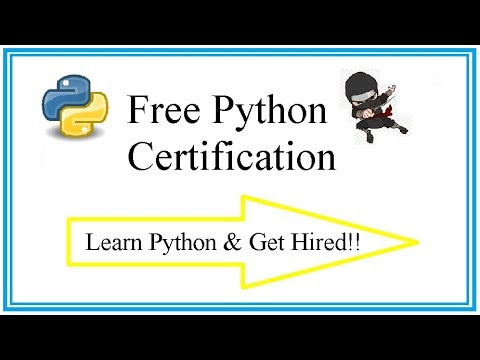 Free Python Certification online 2019