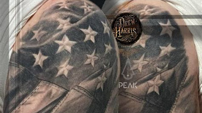 Revolutionary Expression: Declaration of Independence Tattoo Design