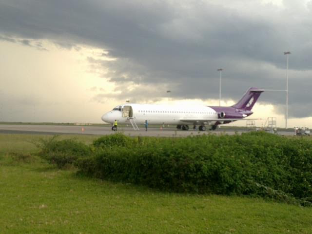Swift Air DC9 at Lilongwe