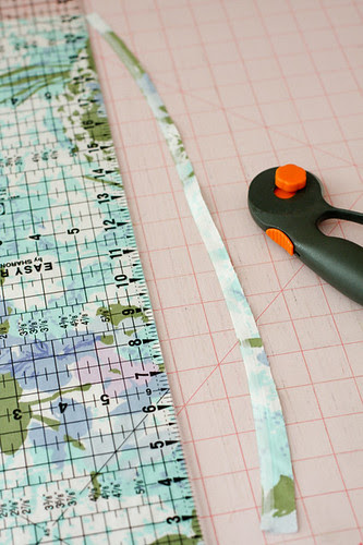 Tutorial: How to Cut Up a Vintage Sheet - In Color Order