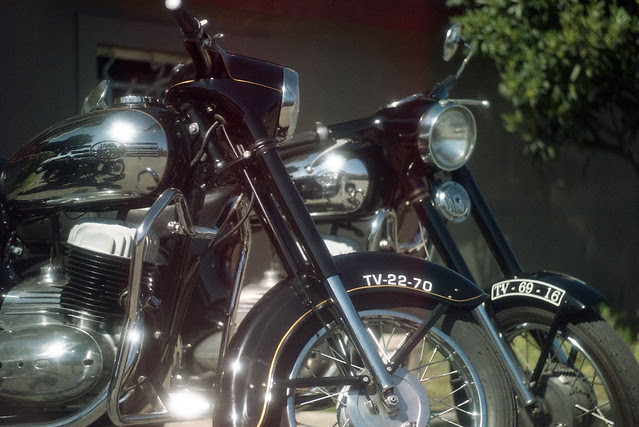 Chrome on two wheels