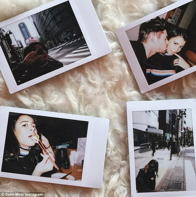 In the past: She shared a photos of Polaroids of the twosome following a dinner together