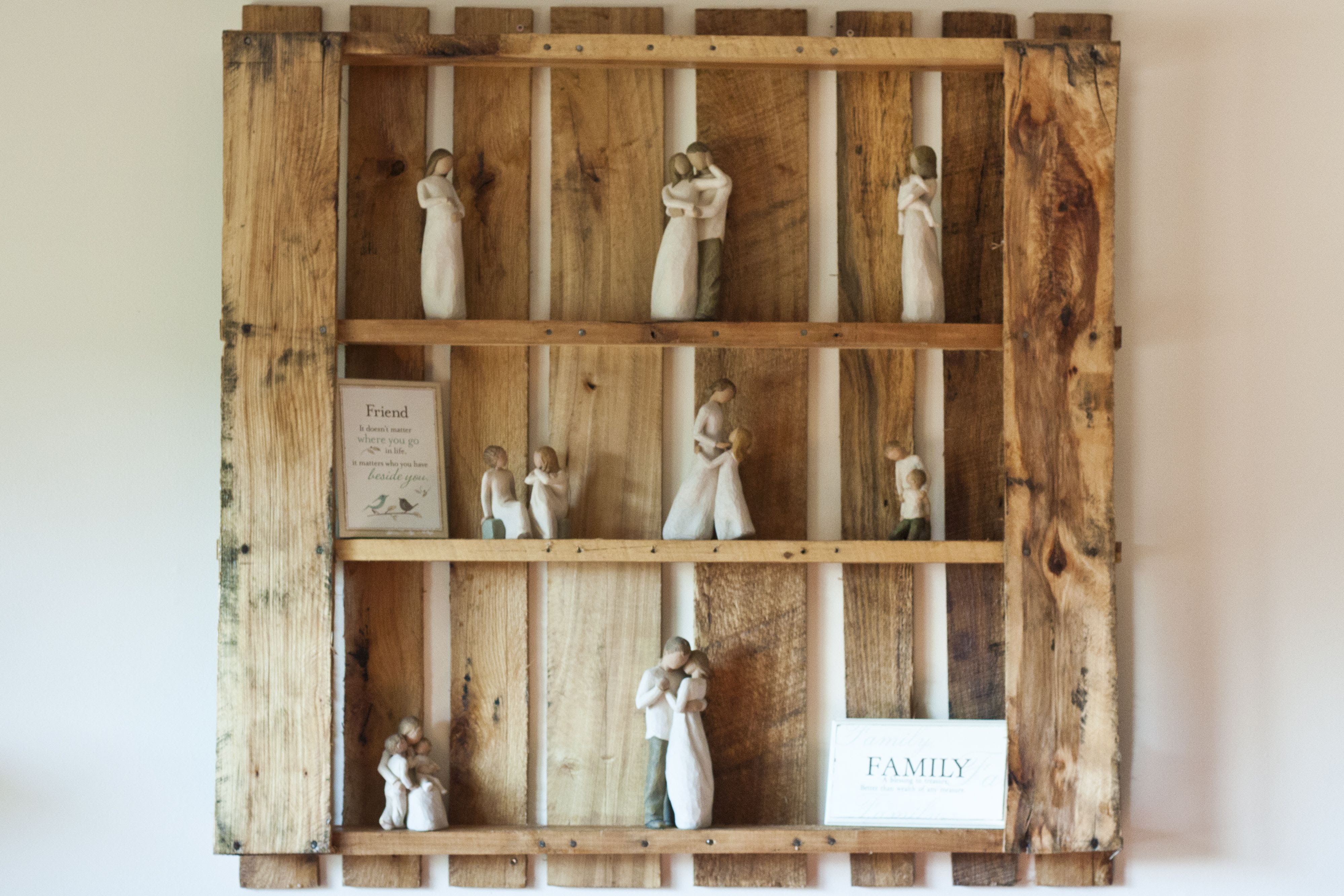 Pallet wall shelf Things I ve made Pinterest Pallet wall shelf Things I ve made Pinterest