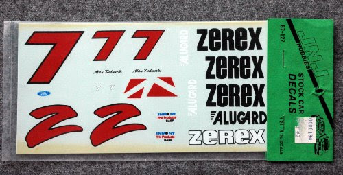Nascar Decal 7 Alan Kulwicki Zerex Ford 87-127