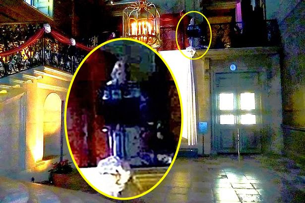 Coach driver Trevor Tye caught what could be the ghost of one of Henry VIII’s wives on camera while taking pictures at Hampton Court Palace