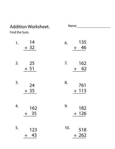  5 best images of 3rd grade math worksheets multiplication printable