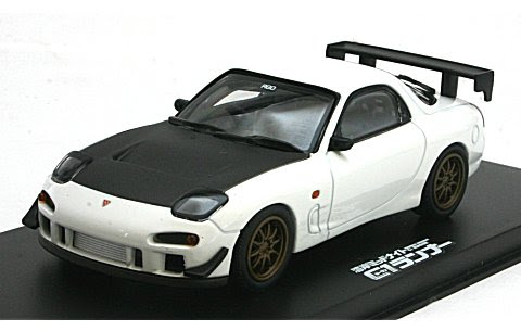 ミニカー新着情報 湾岸ミッドナイト C1ランナー Mazda Rx 7 Fd3s 瀬戸口ノブ ホワイト 1 43 京商kwmn