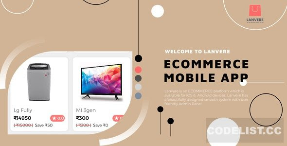 Lanvere v1.0 - ecommerce mobile app iPhone
