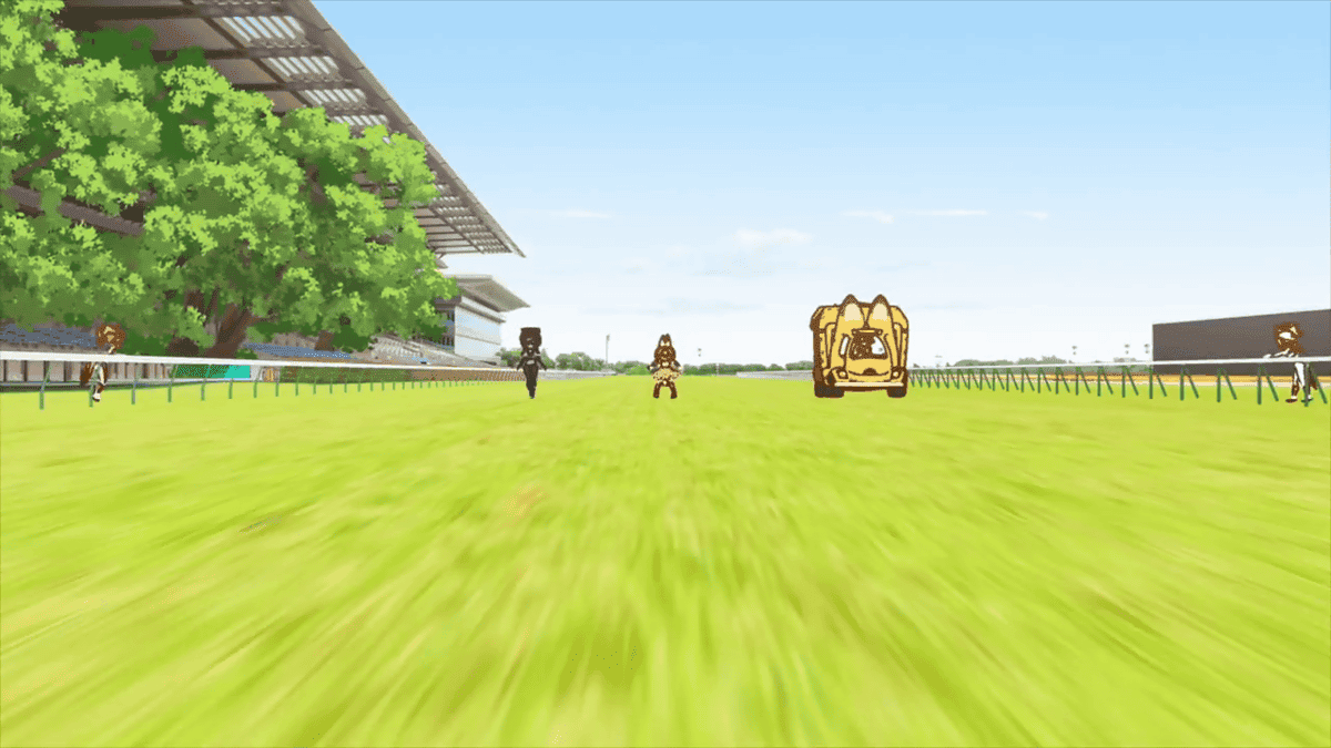 Kemono Friends Public Saito Visits Tokyo Racecourse As A Special Image Keikyu Jyou Released Gigazine